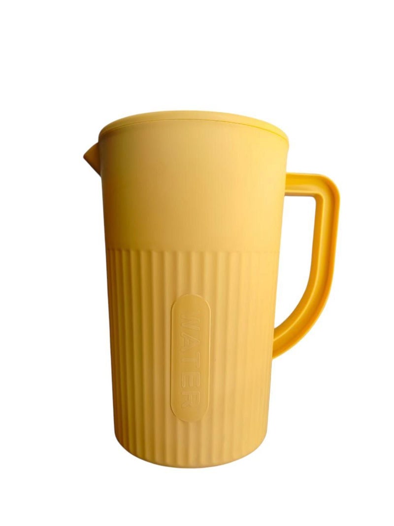 Sharbat Plastic Jug from Khorshid Plast Plastic - Yellow
